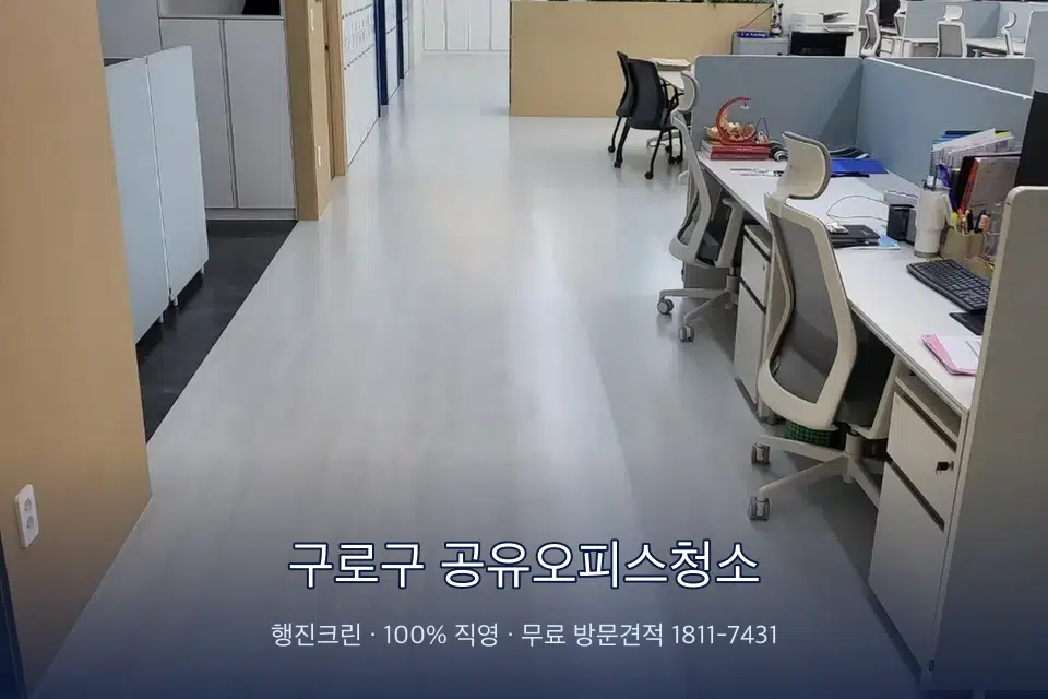 구로구 공유오피스청소 사무실 화장실 세면대 살균 작업
